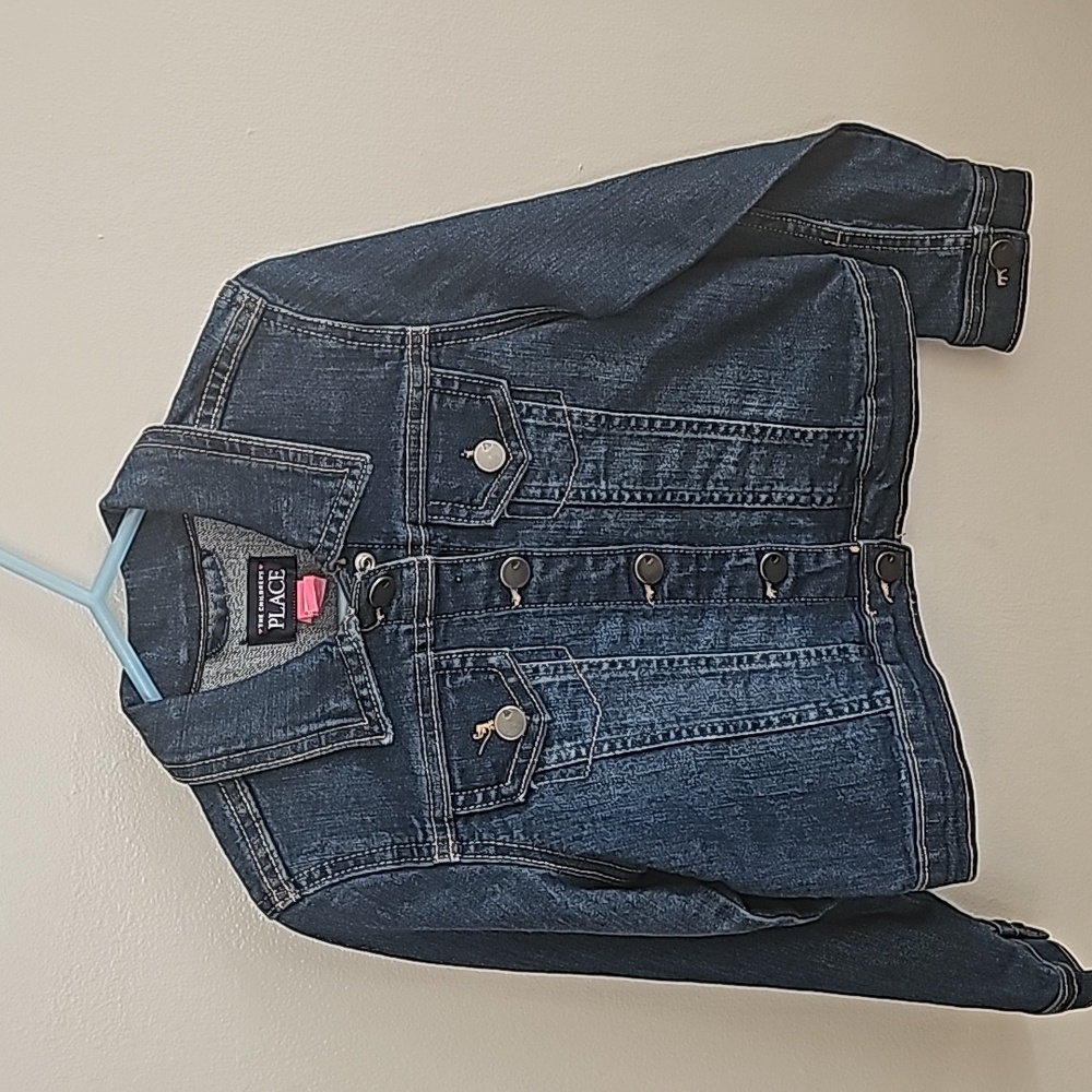 Hand Embroidered Denim Jacket - Picture 2 of 5